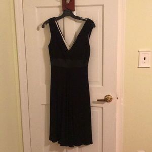 Black cocktail/formal dress. Flowy!